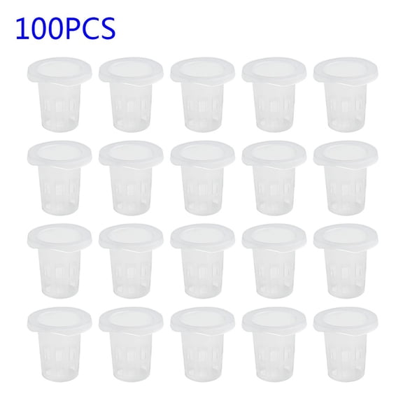 Garden Tools Gardening Tools 100X Vegetable Net Cup Slotted Mesh Soilless Culture Vegetables PotsB2471