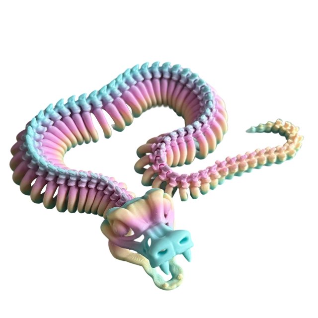 3d Printing Joint Movable Can Open Mouth Skeleton Model Ornaments Toys In A Variety Of Colors.