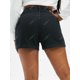 thumbnail image 4 of Shorts de Carga de Denim de Talla Extra con Bolsillos con Solapa Rosegal  Pantalones cortos de talla grande, 4 of 5