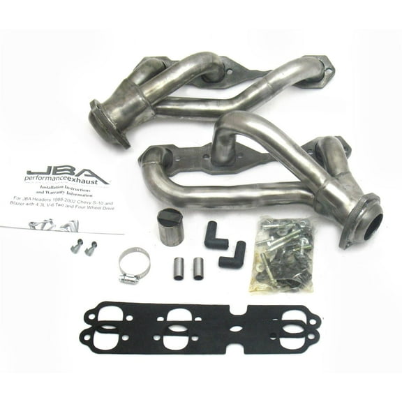 JBA 1840S-3 Shorty Header, 88-95/02-03 Blazer 4.3L Fits select: 2002-2003 CHEVROLET S TRUCK, 2002-2003 CHEVROLET BLAZER