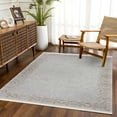 thumbnail image 4 of Grey Framed Area Rugs for Living Room Washable Rugs Boho Moroccan Area Rug Soft Neutral Geometric Bohemian Carpet Distressed Indoor Rug for Bedroom Dining Room Office Foldable Nonslip Rug, 4 of 9