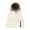 White, variant on Fgnfyis Women's Knit Thicken Wool Solid Fashion Cap with Leather Label Winter Ear Protection Winter Hats for Women Pink