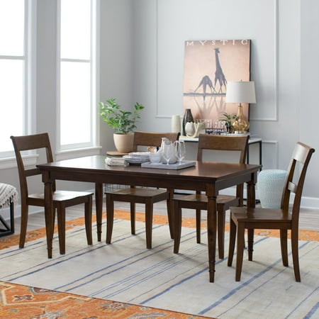 Belham Living 5 Piece Durham Walnut Dining Table Set Belham Living 5 Piece Durham Walnut Dining Table Set