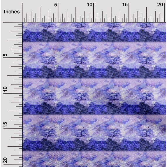 oneOone Cotton Poplin Purple Fabric Tie Dye Sewing Craft Projects Fabric Prints By Yard 56 Inch Wide