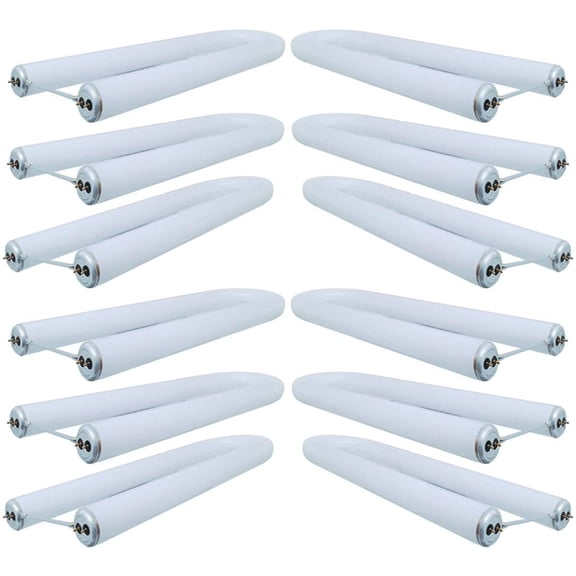 GE 72113 Ubend F32T8/SPX41/U6 ECO U-bend U shaped fluorescent tube 4100K (pack of 12)