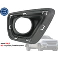 thumbnail image 4 of APA Replacement Front Bumper Fog Light Black Bezel for 2015 2016 2017 2018 2019 2020 2021 2022 Colorado Passenger Right Side GM1039176, 4 of 9