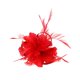 thumbnail image 1 of Pinza para el cabello con flores, plumas, accesorios para el cabello, boda nupcial rojo, 1 of 4