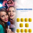 thumbnail image 4 of 10pcs Microphone Windscreen Sponge Cover Mic Foam Protective Caps (Yellow) Musical Instrument Accessories, 4 of 6