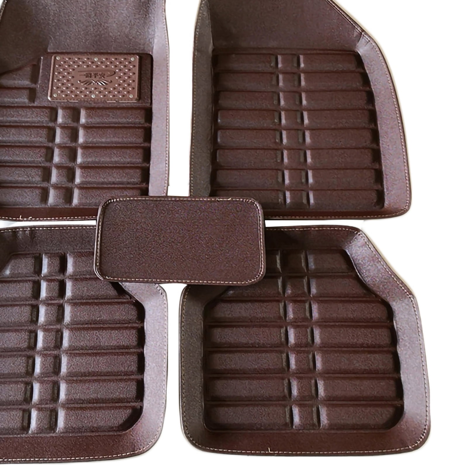 Car Universal Foot Mat Car Fit Floor Mats Car Floor Mats Car Foot Mat Universal Full Wrap Wear Resisting Fine Workmanship Floor Mats For Vehicles Coffee