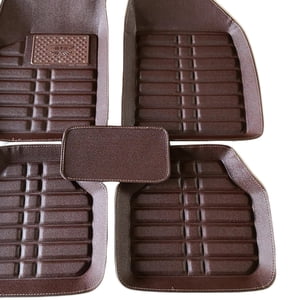 Car Universal Foot Mat Car Fit Floor Mats Car Floor Mats Car Foot Mat Universal Full Wrap Wear Resisting Fine Workmanship Floor Mats For Vehicles Coffee