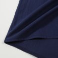 thumbnail image 5 of ZCFZJW Mens Cotton Linen Henley Shirts Long Sleeve Casual Shirt Summer Beach Hippie T-Shirt Band Collar Shirt with Chest Pocket Navy M, 5 of 9