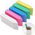 thumbnail image 4 of Multi-Coloured Plastic Vegetable Garden Labels (500 Pack) - 10 x 2 cm - Vegetable Garden Sign/Waterproof Garden Label in 5 Colors for Nursery, Seeds, 4 of 5