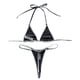 thumbnail image 3 of WILLBEST Trajes de Baño Para Mujer Traje de Baño Sexy Dividido Para Mujer Tejido Especial Traje de Baño Micro Bikini Brillante, 3 of 8