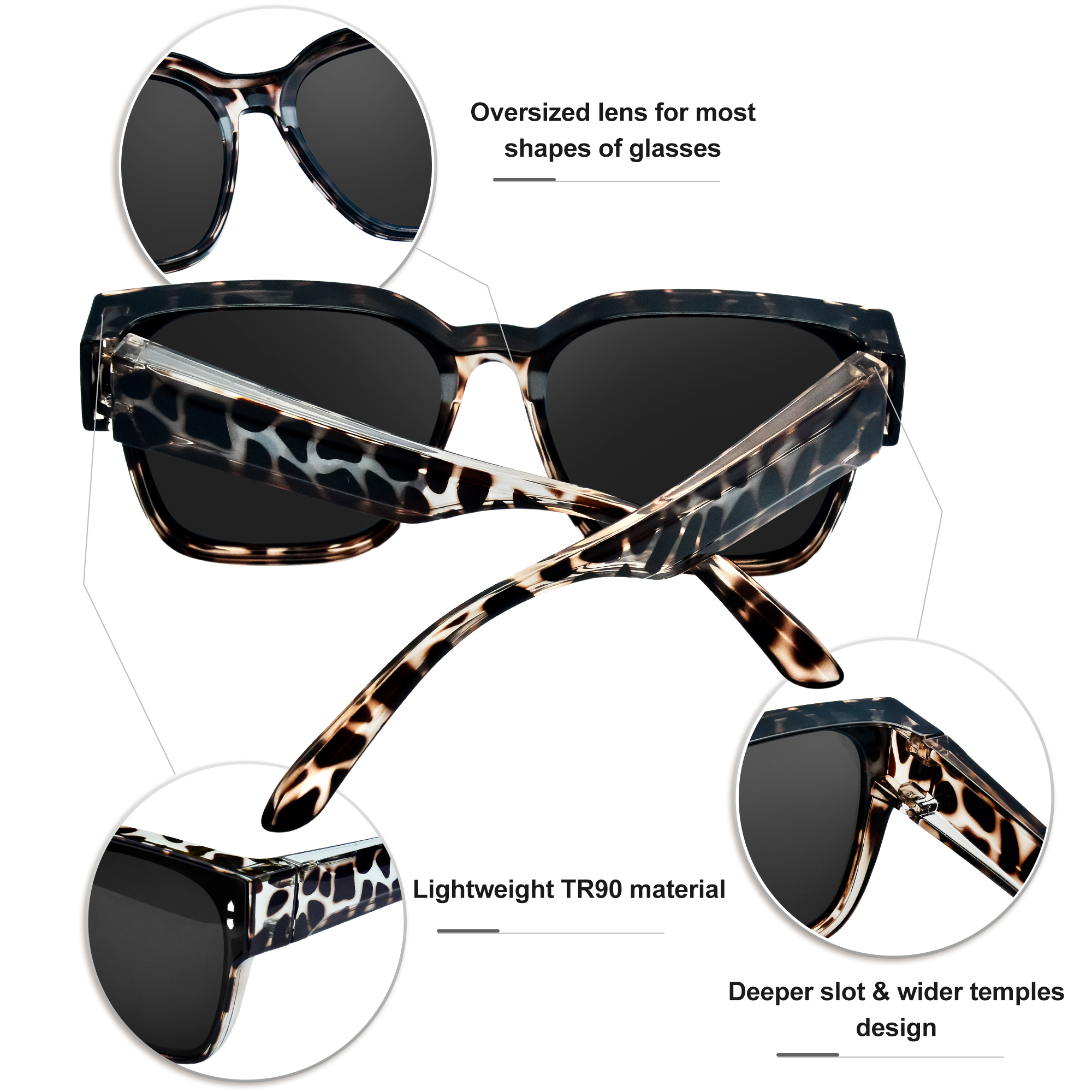 Kanastal Polarized Fit-Over Sunglasses photo 4