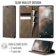 thumbnail image 3 of CaseMe Calf Leather Lining Microfibre Wallet Case for Samsung Galaxy S20 FE 5G 6.5-inch with RFID Blocking,Magnetic Closure,Card Slots,Cash Slot,Kickstand,Shockproof Flip Folio Protective Phone Case, 3 of 10