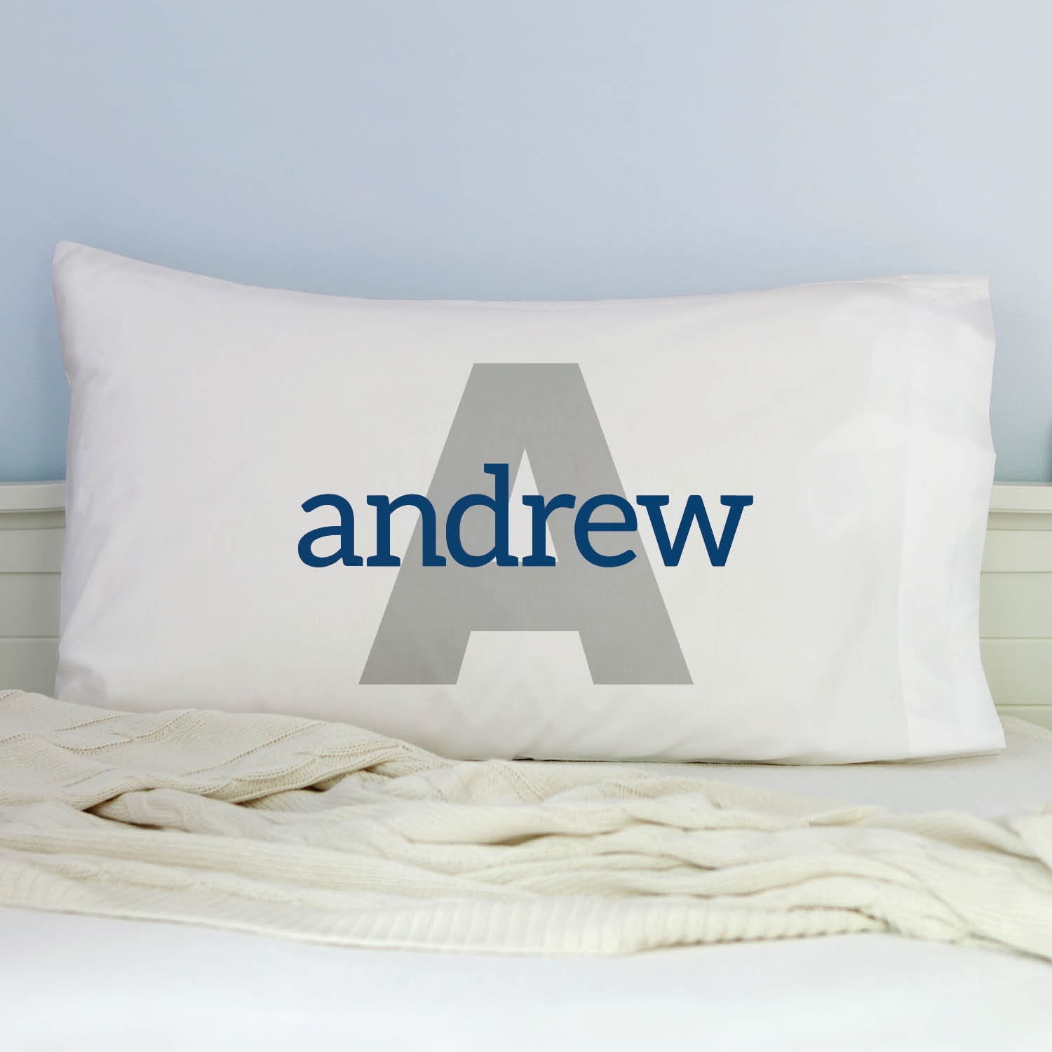 Boy's Name Personalized Pillowcase
