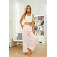 thumbnail image 3 of U2SKIIN Women's Pajamas Pants, with Pockets Pj Bottoms Lounge Soft Fluffy Sleepwear,, 3 of 4