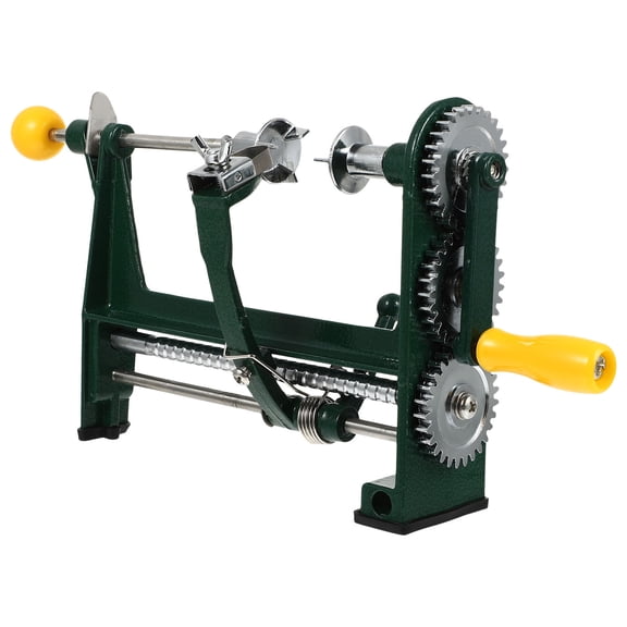 CATIEBYE Black Fruit Peeler Machine - Peeler, Slicer, and Corer for Home Kitchen, Easy to Use and Highly Efficient