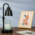 thumbnail image 3 of Taotanxi Candle Warmer Lamp with Adjustable Height, Stepless Dimming Function-Home Decor Lamp, Metal Candle Lamp for Jar Candles, No Flame Scented Candle Warmer with 2 Bulbs (Black), 3 of 7