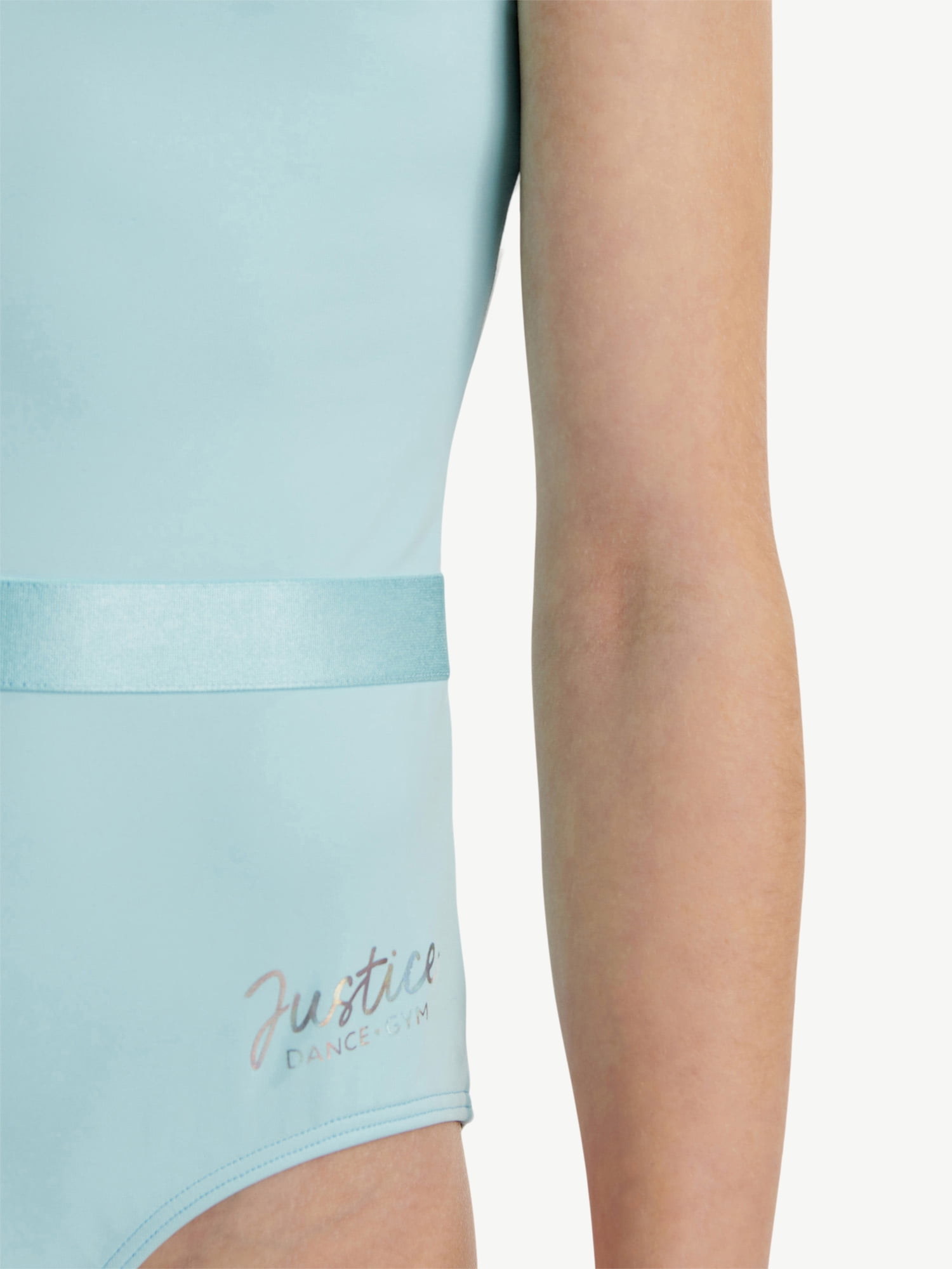 Justice Capsleeve Ballet Leotards for Girls with Ribbon, Sizes XS-XL