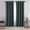 Hunter Green, variant on Boucle Textured Grommet Window Curtain Panel, Ivory, 54x84 Inches