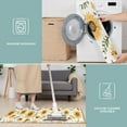 thumbnail image 6 of White Sunflower Leaf Seed Pattern Kitchen Rugs Sets Of 3,Kitchen Runner Rugs Non Skid Washable,Decorative Kitchen Floor Mats for Kitchen,Sink,Laundry,17"x30"+ 17"x47" + 17"x59", 6 of 6