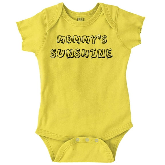 Mommy's Sunshine Cute Mothers Day Romper Boys or Girls Infant Baby Brisco Brands 12M