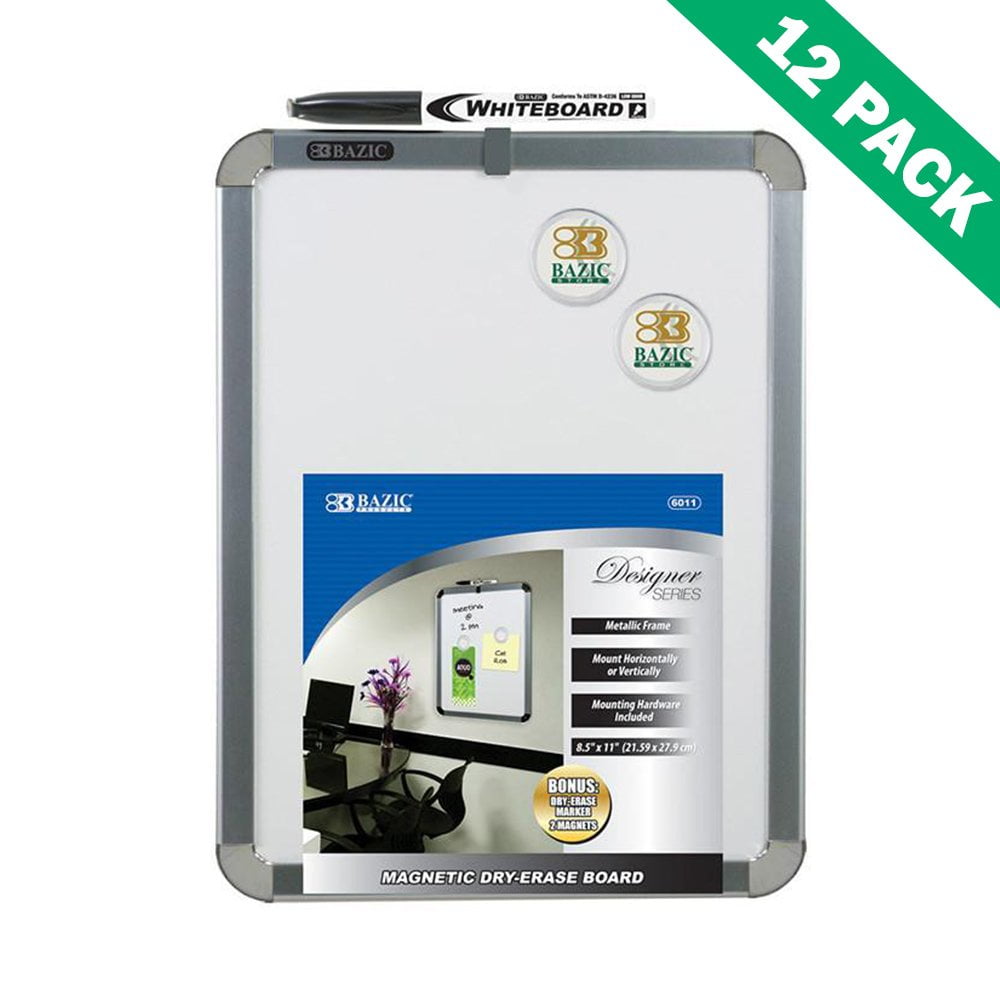 Small Dry Erase Board, Box Of 12 Professional Small Dry Erase Boards
