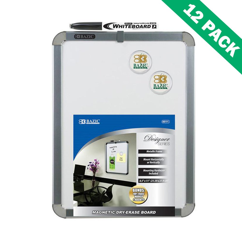 Small Dry Erase Board, Box Of 12 Professional Small Dry Erase Boards