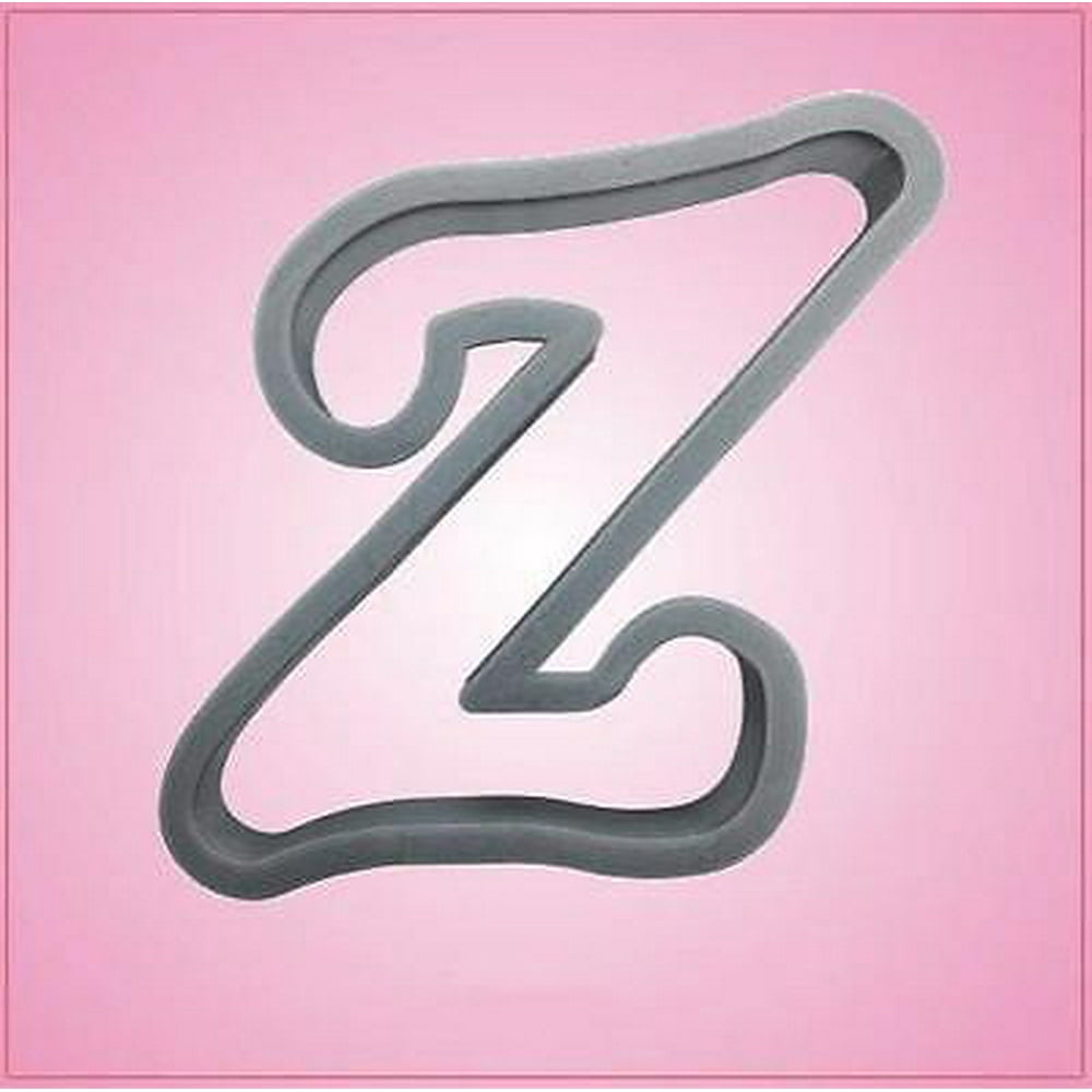 Cursive Letter Z Cookie Cutter