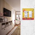thumbnail image 5 of Yayeee Rocker Switch Wall Plate 1-Gang 4.6"x2.9" Home Decorative Outlet Cover, Orange Cocktails, 5 of 6