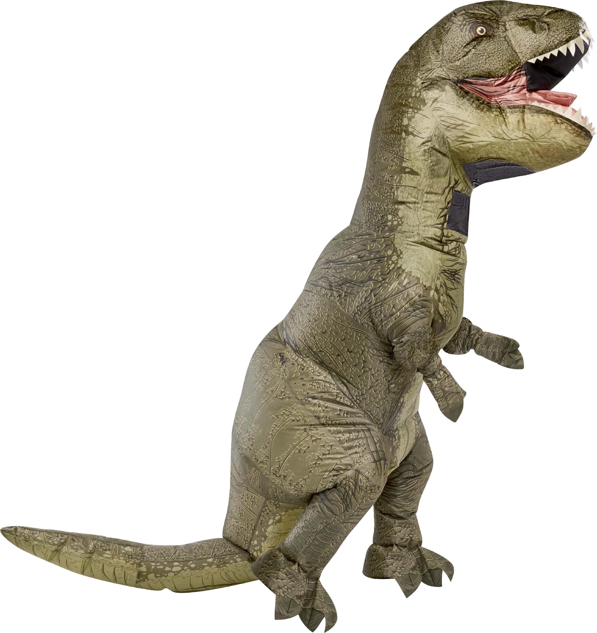 Jurassic World T-Rex Inflatable Halloween Costume for Adults, Unisex One Size Fits All (28-42), by Rubies
