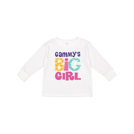 

Inktastic Gammy s Big Girl Gift Toddler Toddler Girl Long Sleeve T-Shirt