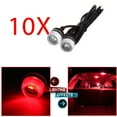 thumbnail image 2 of SCITOO fit for Off-Road Car ATV Camper Trunk DRL License Plate Stop Turn Signal Tail Fog Light Eagle Eye LED Light Bulbs 10x Red EE-Epistar-5730-3SMD Eagle Grille Signal Fog Led Light, 2 of 4