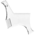 thumbnail image 1 of Graflsoa Transparent Beard Styling Comb with Multiple Angles for Precise Beard Shaping and Grooming, 1 of 7