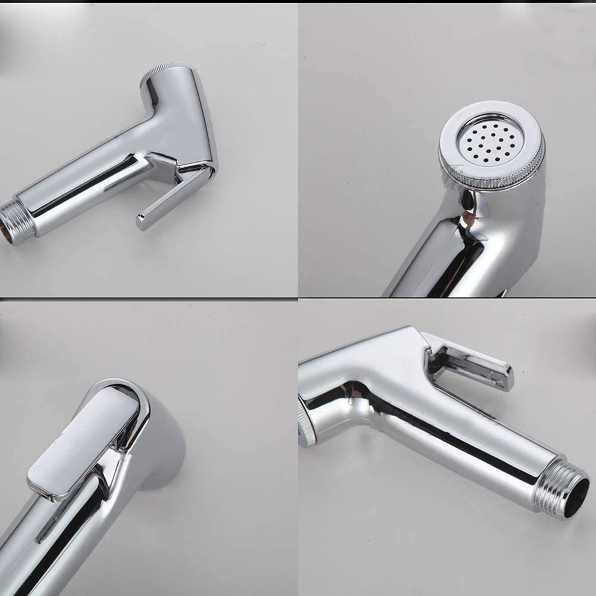 Multi-Functional ABS Bathroom Handheld Toilet Bidet Shower Sprayer Hose Holder Wall Bracket Set Bidet Sprayer Set 