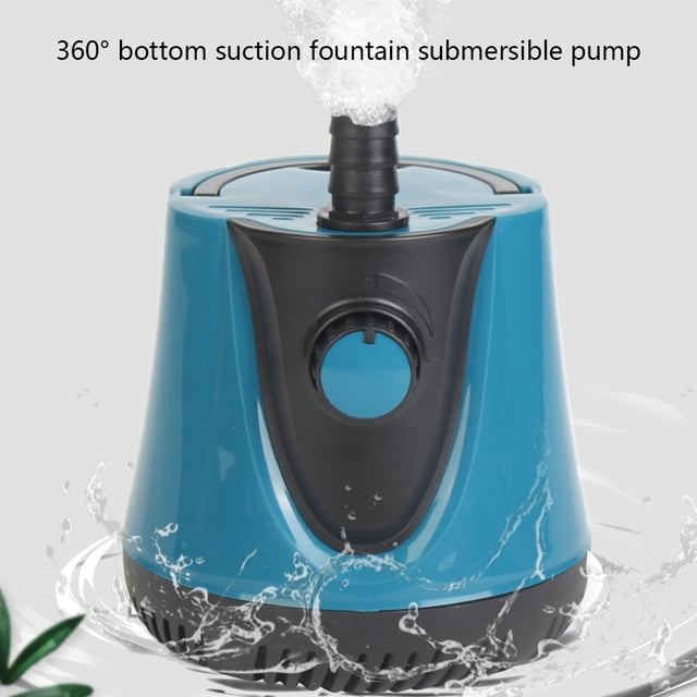 Bomba De Agua Pequeña Bomba De Agua Sumergible Bomba De Succión Inferior Multifuncional Para Acuario (Uk 20W)