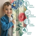 thumbnail image 3 of Blackout Kids Curtains,Pioneer Flower Childrens Insulated Curtains Set Of 2,Bedroom Essentials,Toddler Room Decor 42x54in(106x137cm), 3 of 4