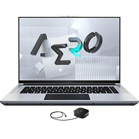 GIGABYTE AERO 16 Gaming & Entertainment Laptop (Intel i7-12700H 14-Core, 16GB RAM, 2x512GB PCIe SSD (1TB), GeForce RTX 3070 Ti, 16.0" 60Hz Win 11 Home) with G2 Universal Dock