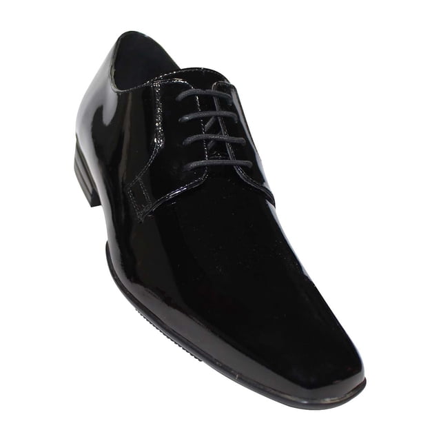 ZAPATO DE VESTIR EVOLUCION HOMBRE NEGRO CHAROL 2611 LEON 2611p