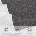 thumbnail image 3 of Flowers Pattern Towels 2 Piece Cotton Hand Towels, Ultra Soft and Highly Absorbent,Decorative Fingertip Face Towel for Bathroom Hotel, Gym and Spa 28 X 16 Inches, 3 of 7
