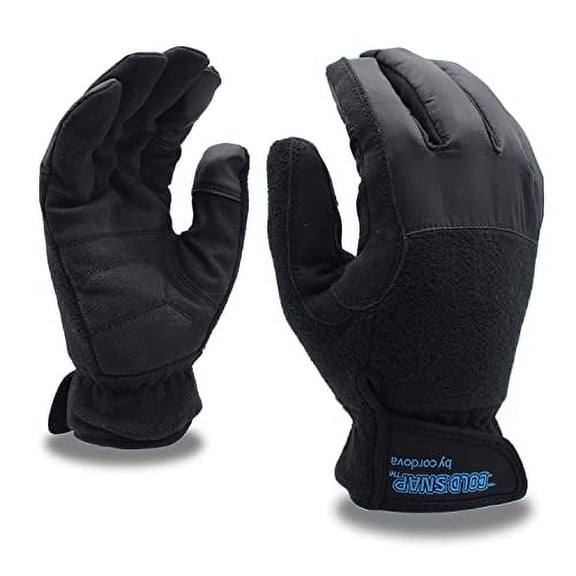 Cordova 99954 All Purpose Fleece Cold Snap Gloves with Touchscreen Fingertips, X-Large