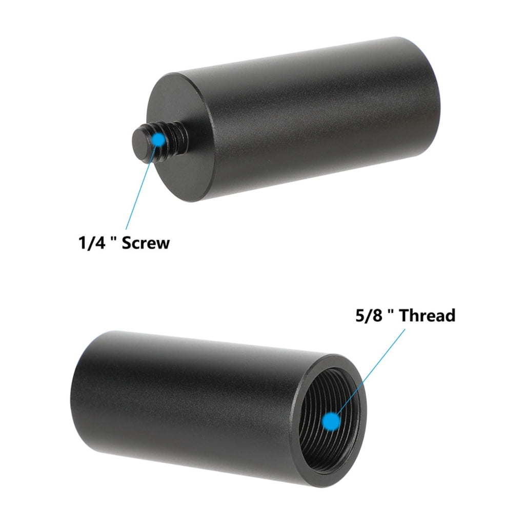 JROCHE 5/8inch Female to 1/4inch Male Conversion Screw for Tripod Microphone Stand