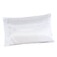 thumbnail image 4 of Funda de almohada de satén de seda sintética de lujo, protector de almohada - Tamaño Queen (EE. UU.) 20 x 30 pulgadas Blanco, 4 of 9