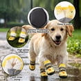 thumbnail image 4 of 4Pcs Mesh Dog Shoes Dog Boots, Breathable Dog Shoes for Small Dogs, Waterproof Puppy Booties Sandals with Anti- Sole, Dog Shoes for Hot Pavement Durable Pet Paw Protector, 4 of 8