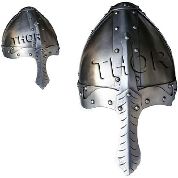 THOR INSTRUMENTS Medieval Viking Norse Armor Norman Helmet Replica Rustic Vintage Home Decor Gifts