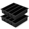 thumbnail image 1 of grandes para whisky, bandeja para moldes de cubitos de hielo también se utiliza para moldes de mantequilla, bandejas de silicona para cubitos de hielo, 2 unidades XianweiShao 8390615124331, 1 of 5