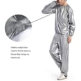 thumbnail image 2 of Traje de Sauna de sudor unisex para perder peso, ropa de entrenamiento antidesgarro para adelgazar, 2 of 5