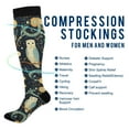 thumbnail image 2 of FORMRS Womens Knee High Socks Casual Long Thick Travel Daily Wear, 1 Pair, Mystical Owls Pattern, 2 of 6