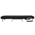 thumbnail image 3 of Topbuy Sofa Bed Folding Arm Chair Sleeper 5 Position Recliner Full Padded Lounger Couch Black, 3 of 7